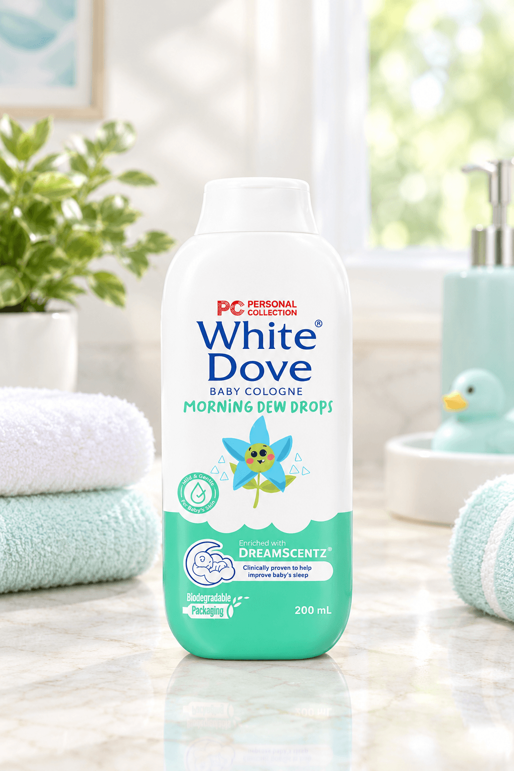 White Dove Baby Cologne Morning Dew Drops (200ml)