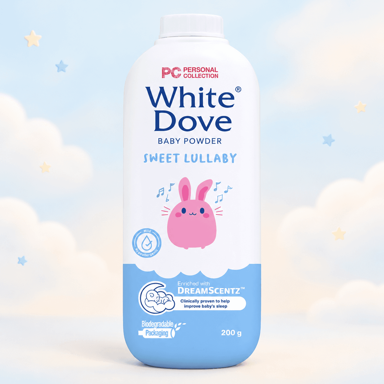 white dove baby powder